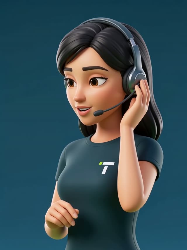 Visual demonstration of Sara, the AI agent, while following a shipment